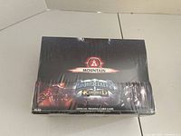 Front view of the sealed Lightseekers Kindred Elemental Booster box showing brand and series logos.