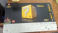 Flattened box for LEGO Super Mario 64 Question Mark Block set 71395