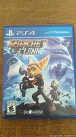 Front view of PS4 Ratchet & Clank case showing cover art