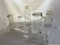 Group shot of all six glass items