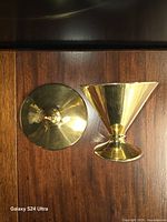 Candy dish disassembled showing lid and base