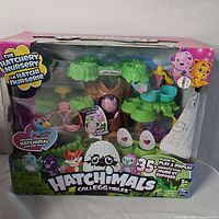 Front view of sealed Hatchimals CollEGGtibles Hatchery Nursery box showing graphics and contents