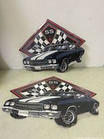 Front view showing both sealed Chevelle SS signs