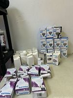 Philips SlimStyle bulb boxes with white unbranded boxes behind