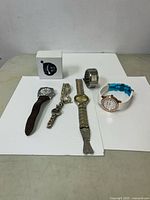 Group view of all watches and smartwatch box