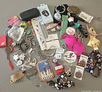 Full layout of all assorted personal, pet and novelty items