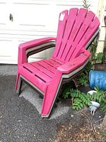Stacked view showing all three resin chairs