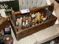 Toolbox and contents overview showing shakers