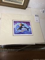 Front view of matted signed print Mother of the Sea