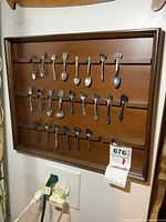 full view of rack with spoons mounted