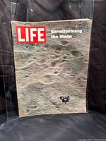 Front cover full view showing Life masthead and Barnstorming the Moon headline
