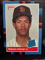 Front of 1988 Donruss #34 Roberto Alomar card