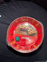 Both pie plates inside sealed packaging, overhead view