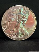 Obverse showing Walking Liberty and 2013 date