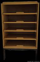 Front view full cabinet with drawers inserted