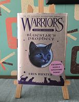 Cover of Bluestar's Prophecy hardcover showing dust jacket