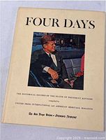 Front cover showing title and image of President Kennedy