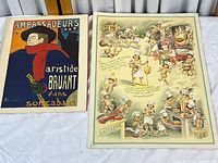 Fronts of both pamphlet and menu