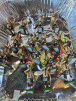 Overview of all Seaforth Highlander figurines in tray