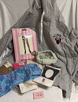 All items including hoodie, hosiery packages, knit accessories