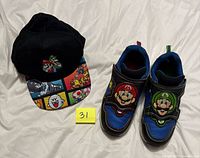 Hat and sneakers overview