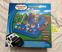 Front of Rescue City with Music toy box showing product illustration