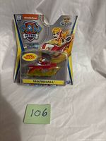 Front of blister-packaged Marshall True Metal vehicle showing torn header