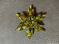 Front view showing full starburst design and rhinestone colors