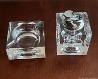 overall view of ashtray and lighter set