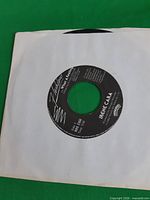 Record in white paper sleeve, front view