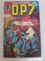 Front cover in protective bag showing title and price