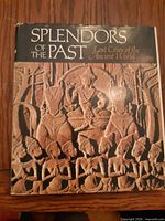 Front cover of Splendors of the Past book with dust jacket