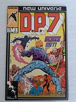 Front cover D.P.7 issue #5, March 1987, 75¢