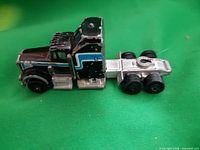 Left side view of truck cab