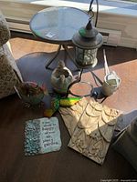 Overall lot view showing all items together