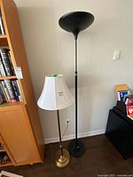 Both lamps side by side for size comparison and overview