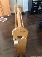 Full side view showing heart cut-out and overall structure