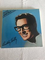 Box set lid with Buddy Holly portrait and title