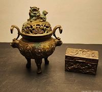 Both items together showing scale and design details