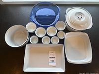 All 13 pieces arranged top view