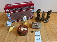 Group shot showing all eight items together