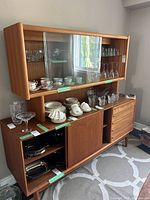 sideboard base with hutch showing contents (not included)