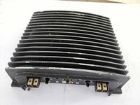 Top view of entire Rockford Fosgate Punch 200ix amplifier with fins and terminals visible