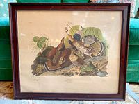 Full front view of framed print