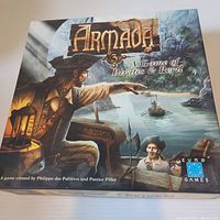 Front of Armada 3 board game box