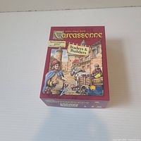 Front angled view of Carcassonne Traders & Builders expansion box