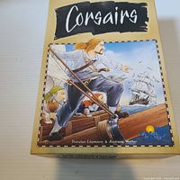 Front of Corsairs box showing title and artwork