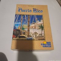 Front of Puerto Rico board game box