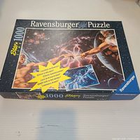 Front of Ravensburger Genesis Star Line 1000-piece puzzle box