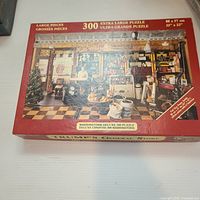 Box top showing title, brand, piece count, dimensions, artwork